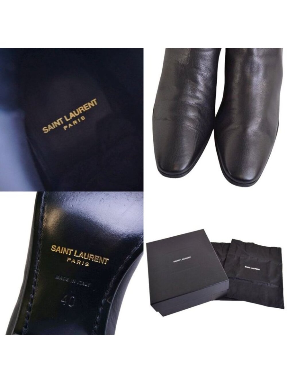 Saint Laurent Paris Boots Thigh - Picture 9 of 9